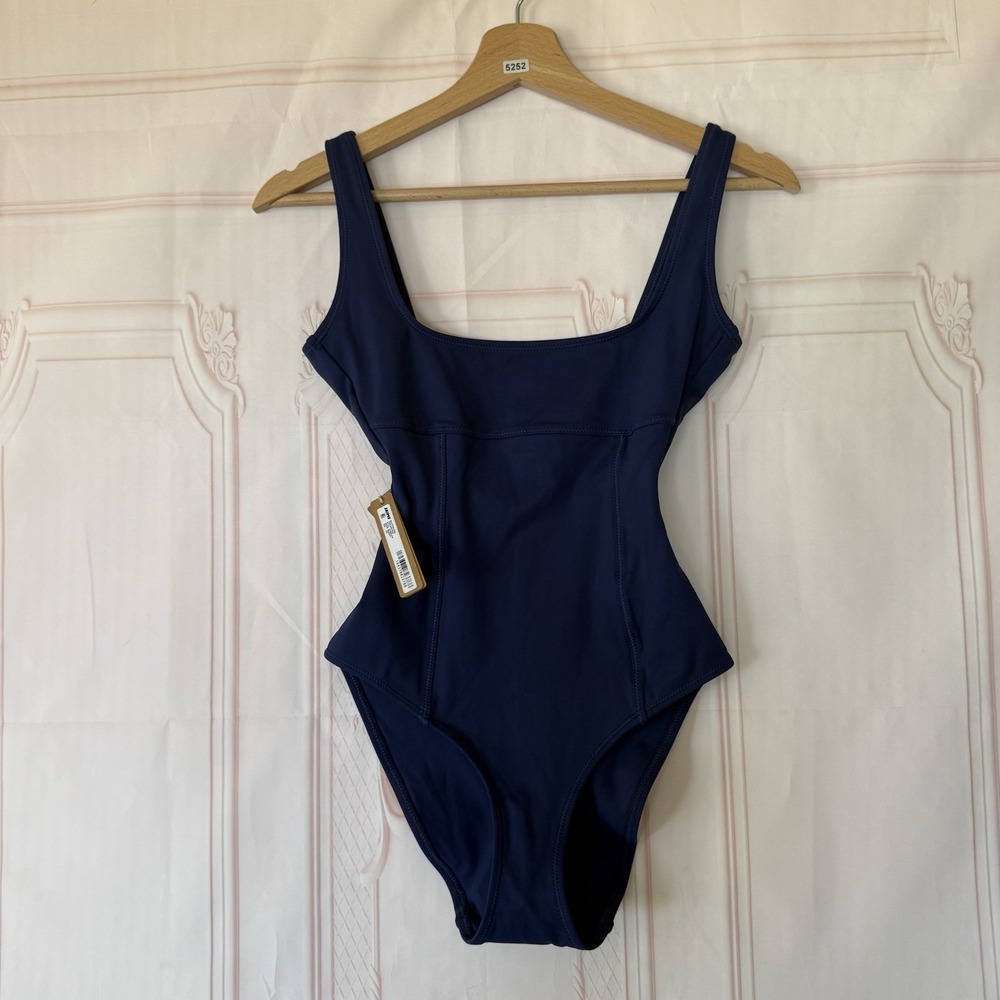 SKIMS Sculping Swim Tank One Piece In Midnight (Deep Navy Blue) Size XXS NWT
